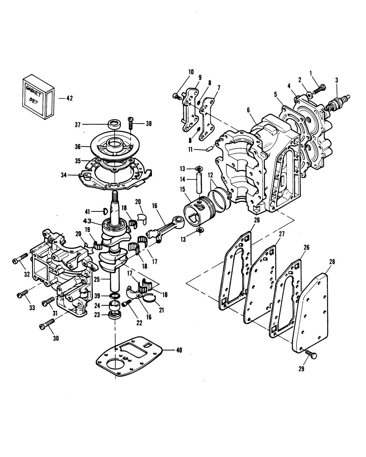 CHRYSLER 7.5 HP POWER HEAD