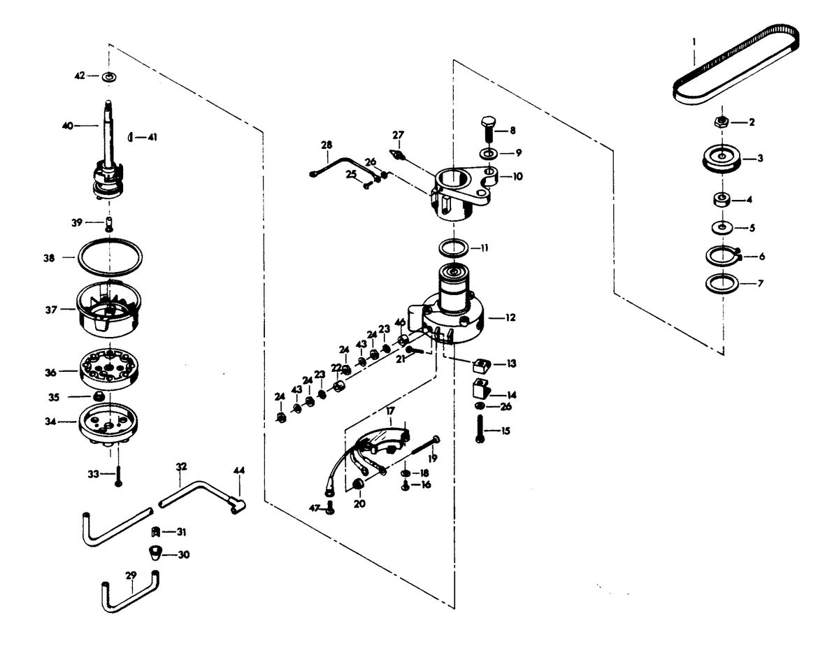 CHRYSLER 100 H.P. DISTRIBUTOR