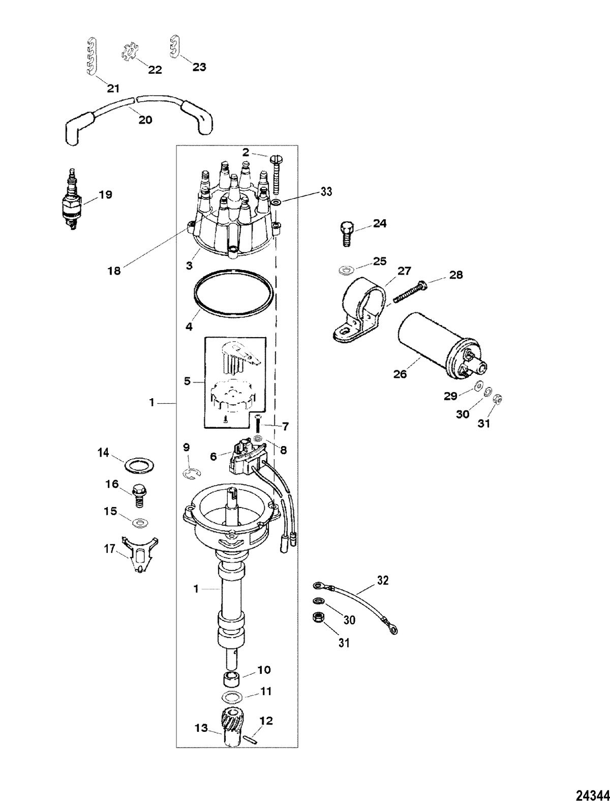 RACE STERNDRIVE 500 BULLDOG Distributor And Ignition Components