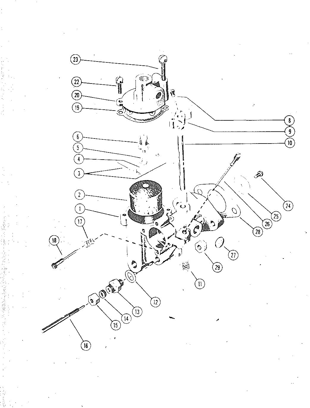 MARK KH7, MARK 15, MARK 20 CARBURETOR ASSEMBLY