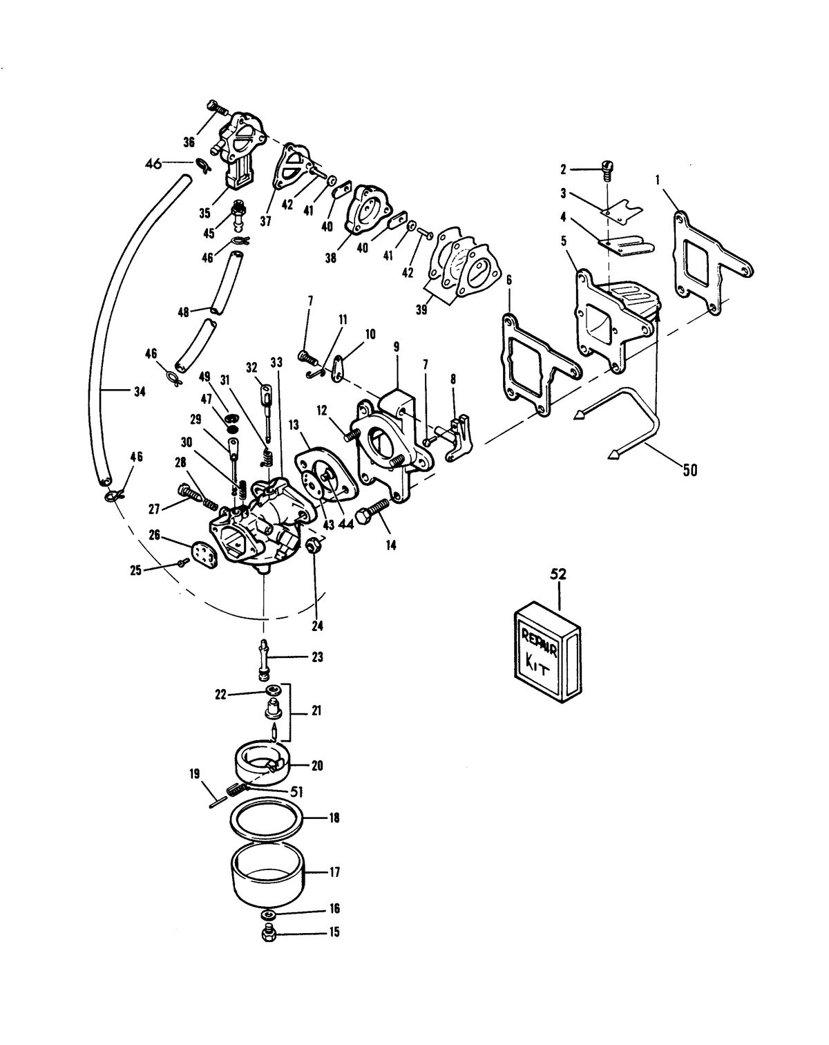 CHRYSLER 6 H.P. SPECIAL FUEL SYSTEM