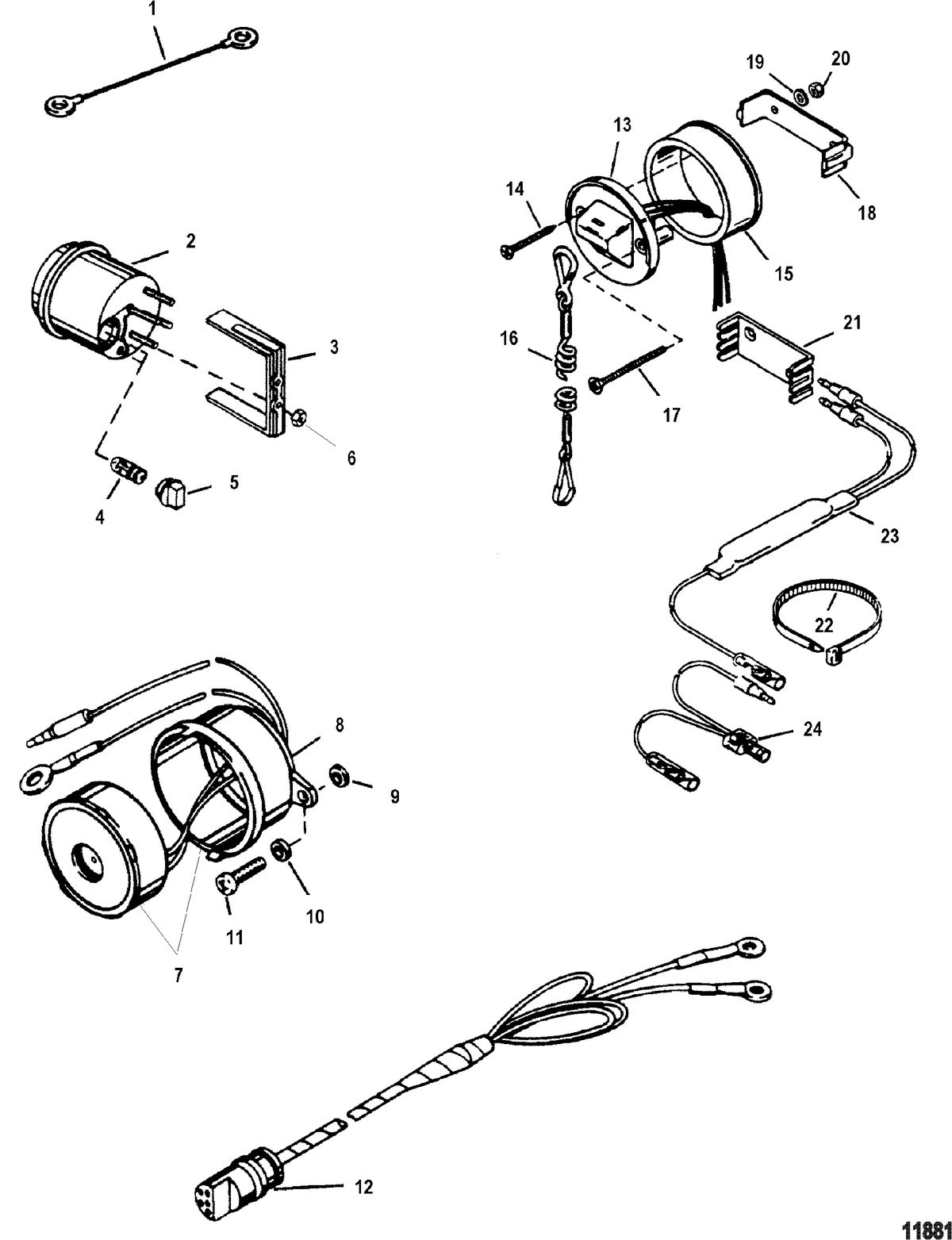 RACE OUTBOARD PARTS MANUAL 300X (3.0L EFI) PRO MAX Instrumentation