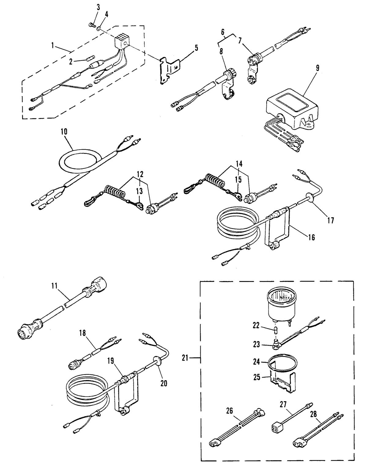 MARINER MARINER 25 OPTIONAL PARTS
