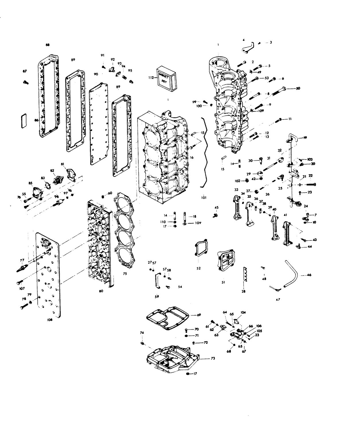 CHRYSLER 115 H.P. POWER HEAD