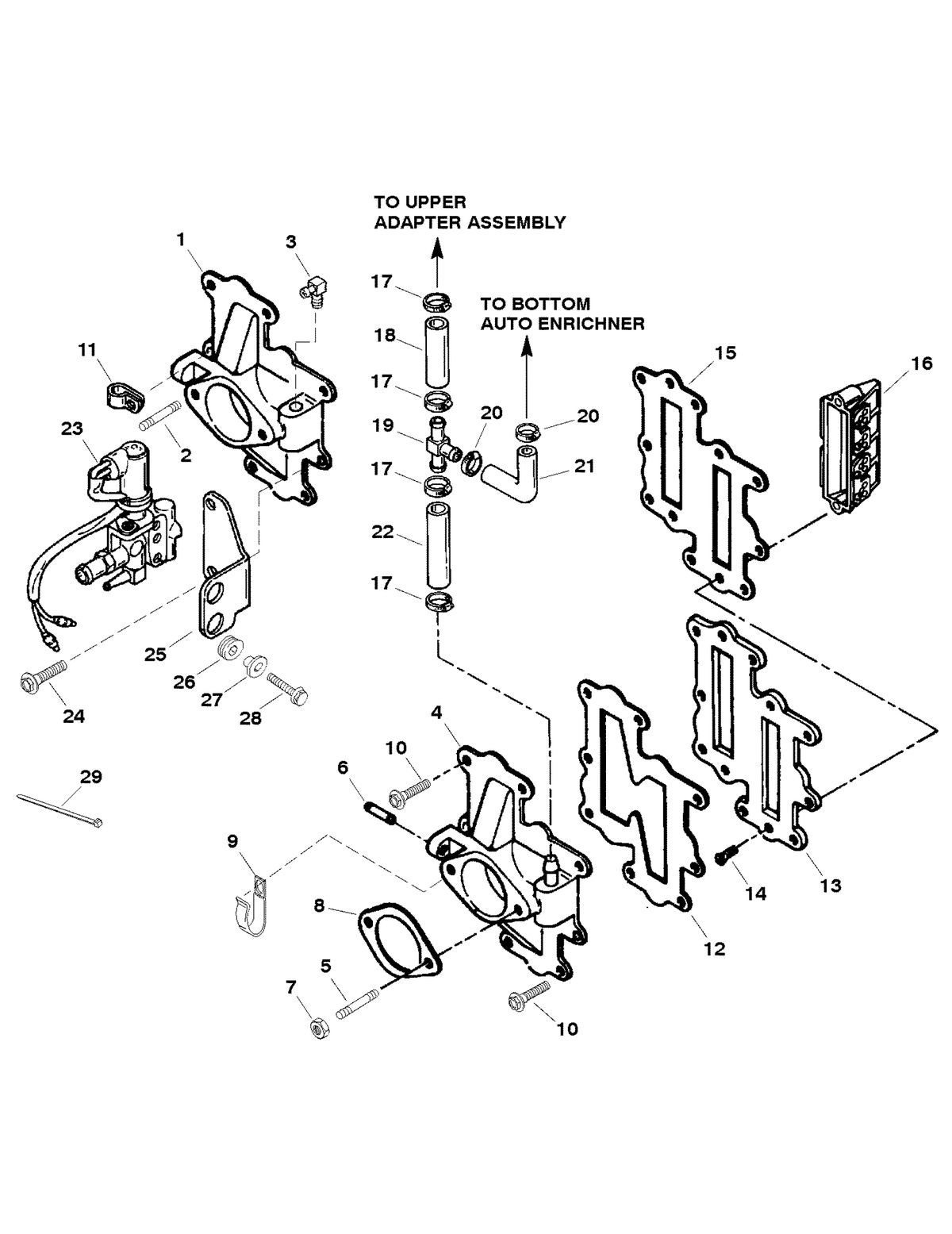 SPORTJET SPORT JET 120 XR2 REED PLATE AND AUTO ENRICHNER