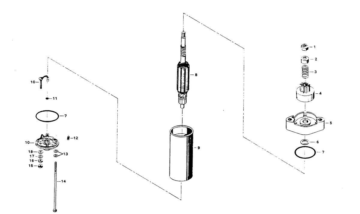 CHRYSLER 9.9 HP SAILOR ELECTRIC STARTER