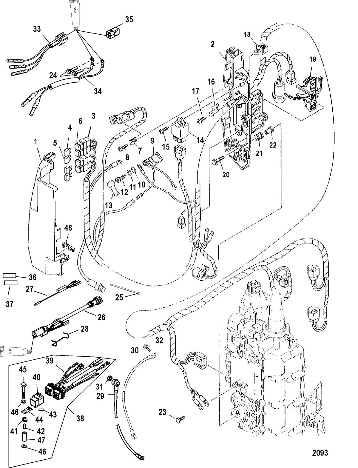 MERCURY/MARINER 115 EFI (4-STROKE) Electrical Components