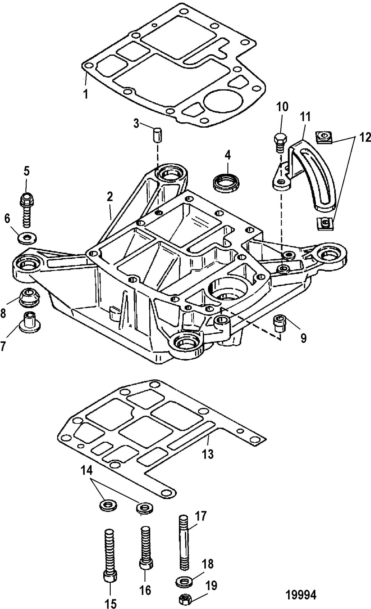 FORCE FORCE 75/90 Adapter Plate, Upper