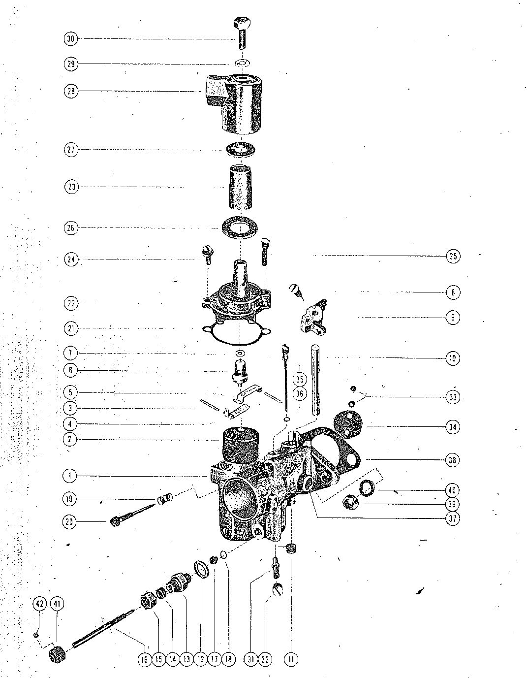 MARK MARK 30H, MARK 55H CARBURETOR ASSEMBLY(MK55H-1)