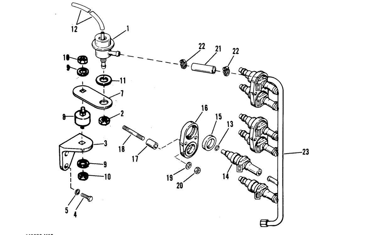 RACE OUTBOARD FORMULA 1 2 LITRE (EFI) FUEL INJECTORS