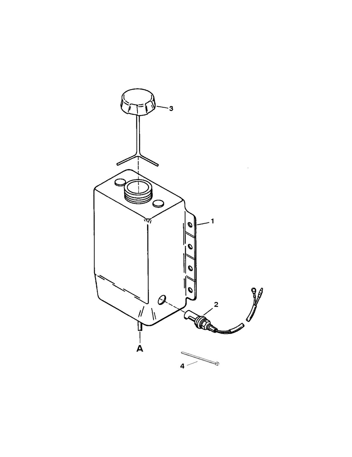 SPORTJET SPORT JET 95 XR OIL TANK ASSEMBLY