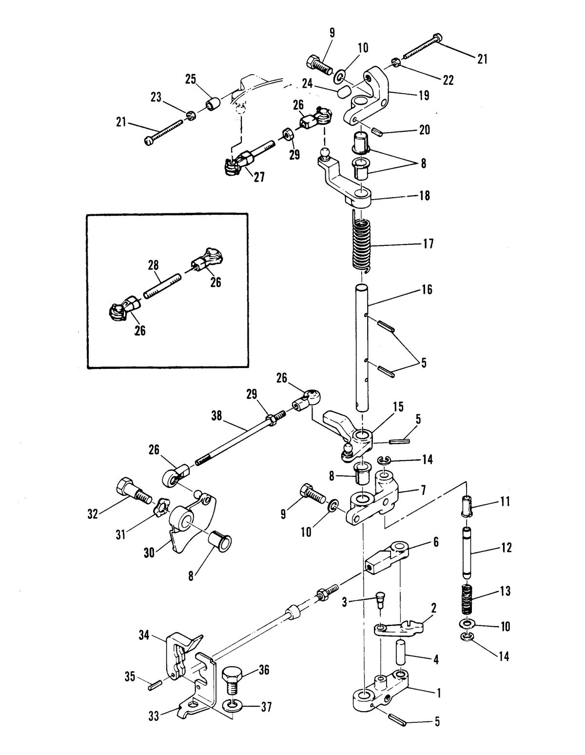 MARINER MARINER W48 THROTTLE CONTROL