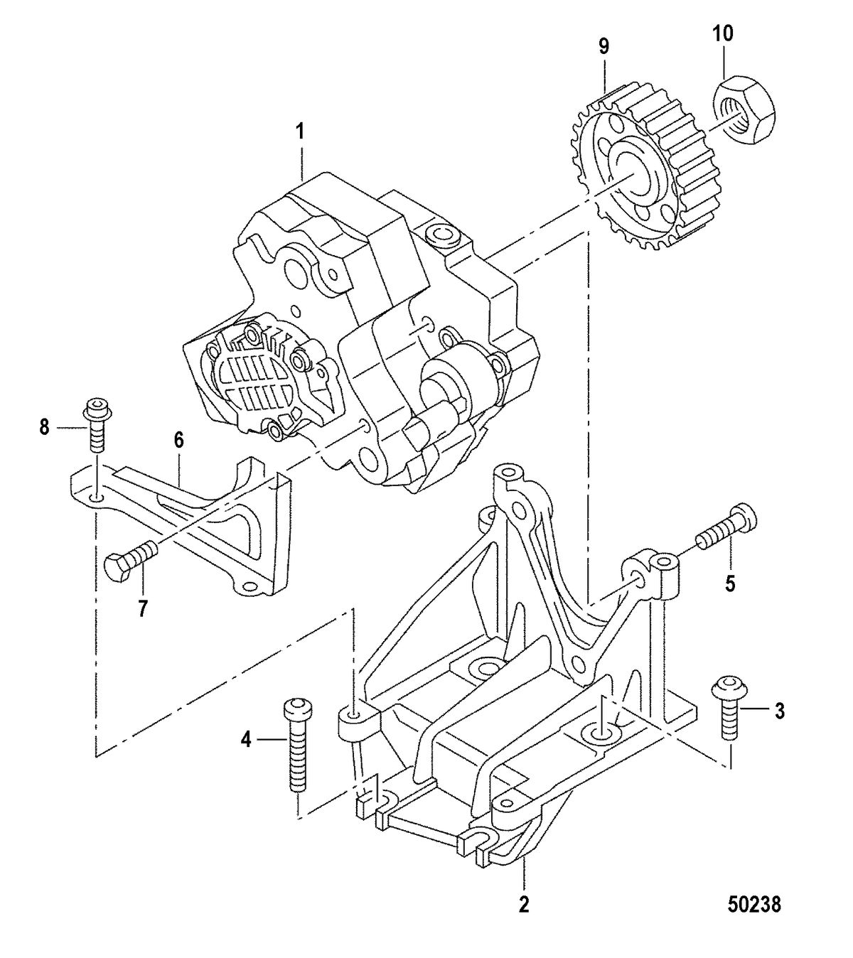 MERCRUISER VW TDI 4.2L INJECTION PUMP