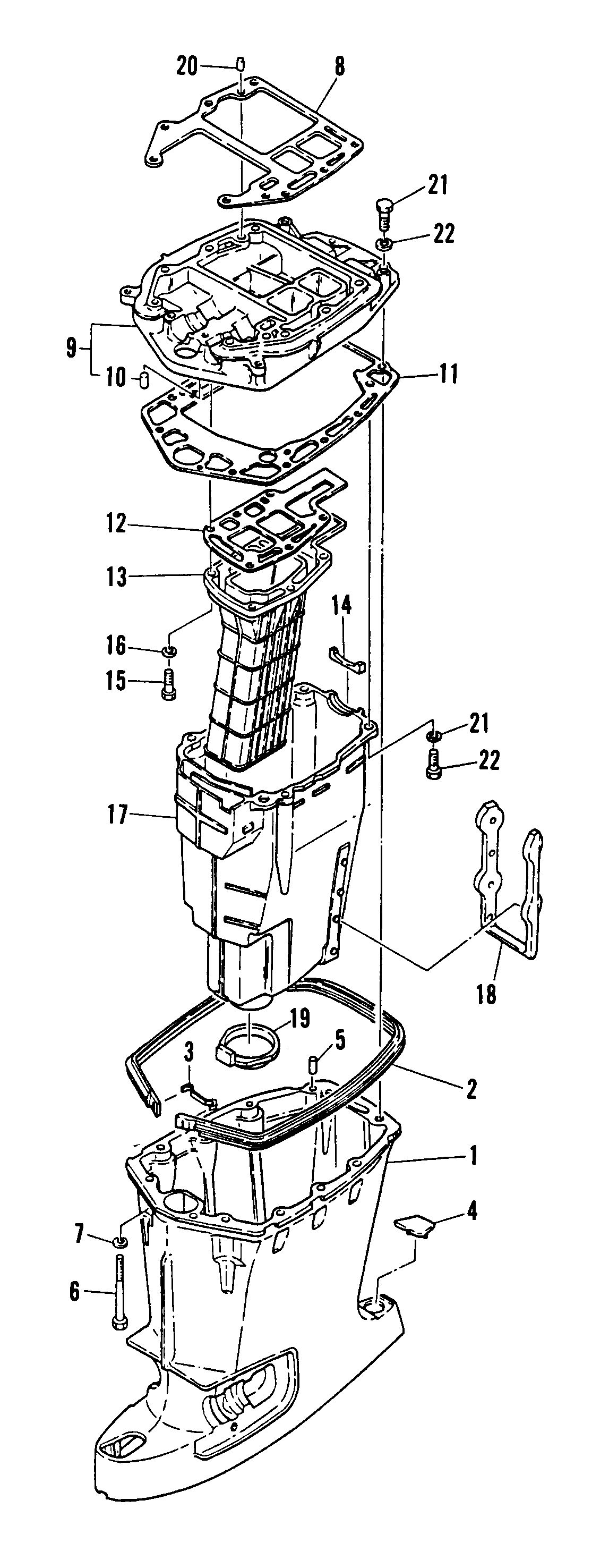 MARINER MARINER 60 DRIVESHAFT HOUSING