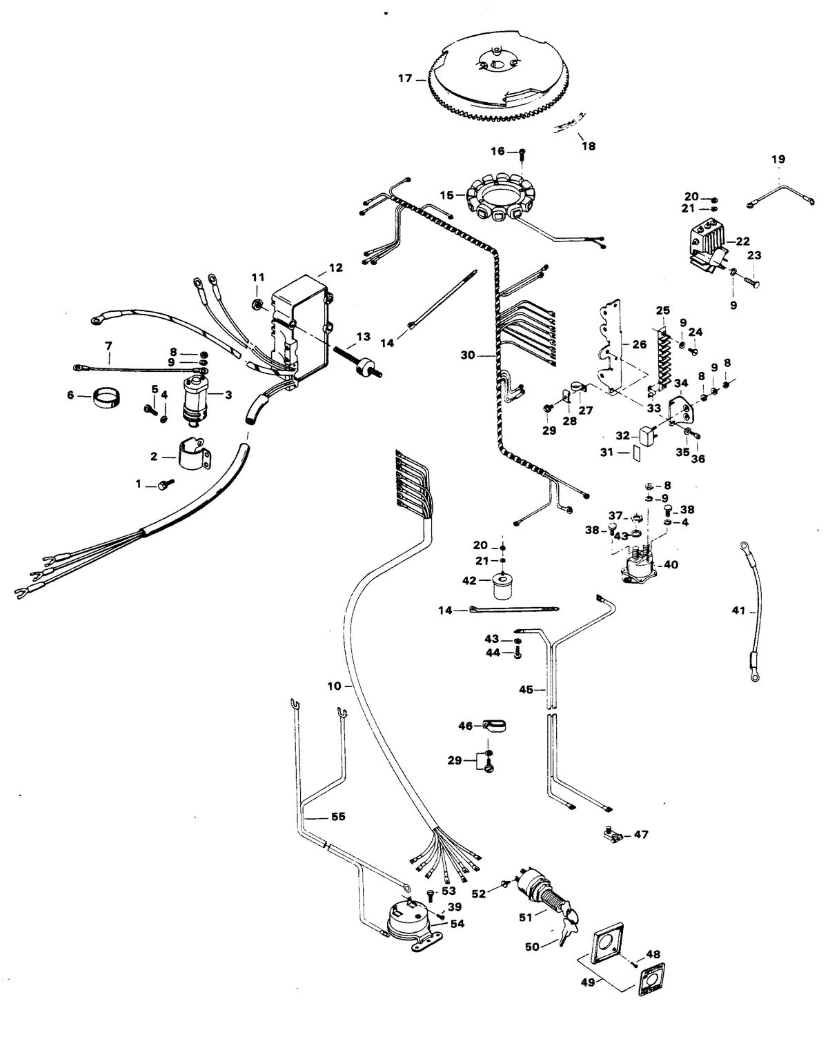 CHRYSLER 85 H.P. ELECTRICAL COMPONENTS