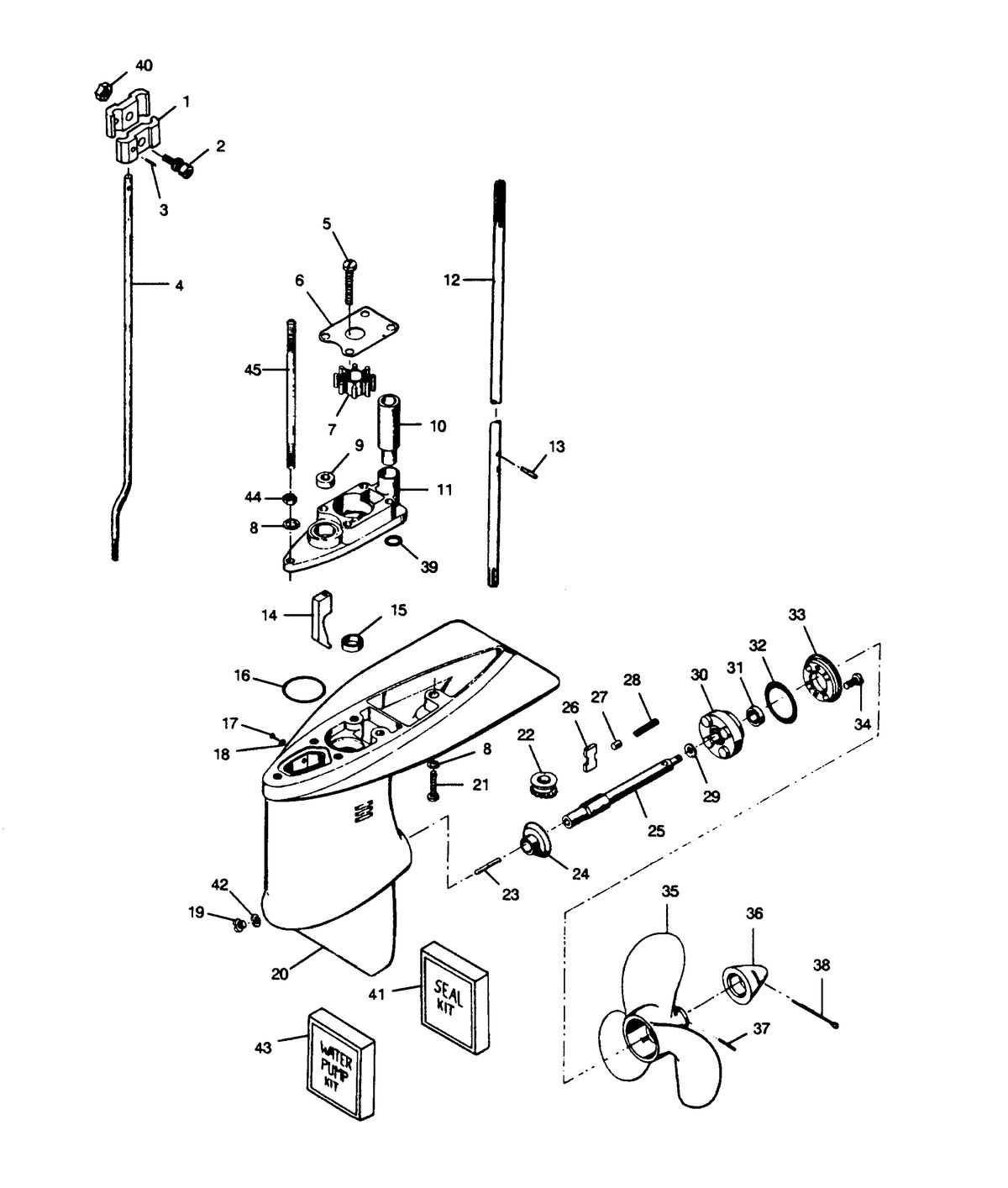 SEARS SEARS 5 H.P. GEAR HOUSING