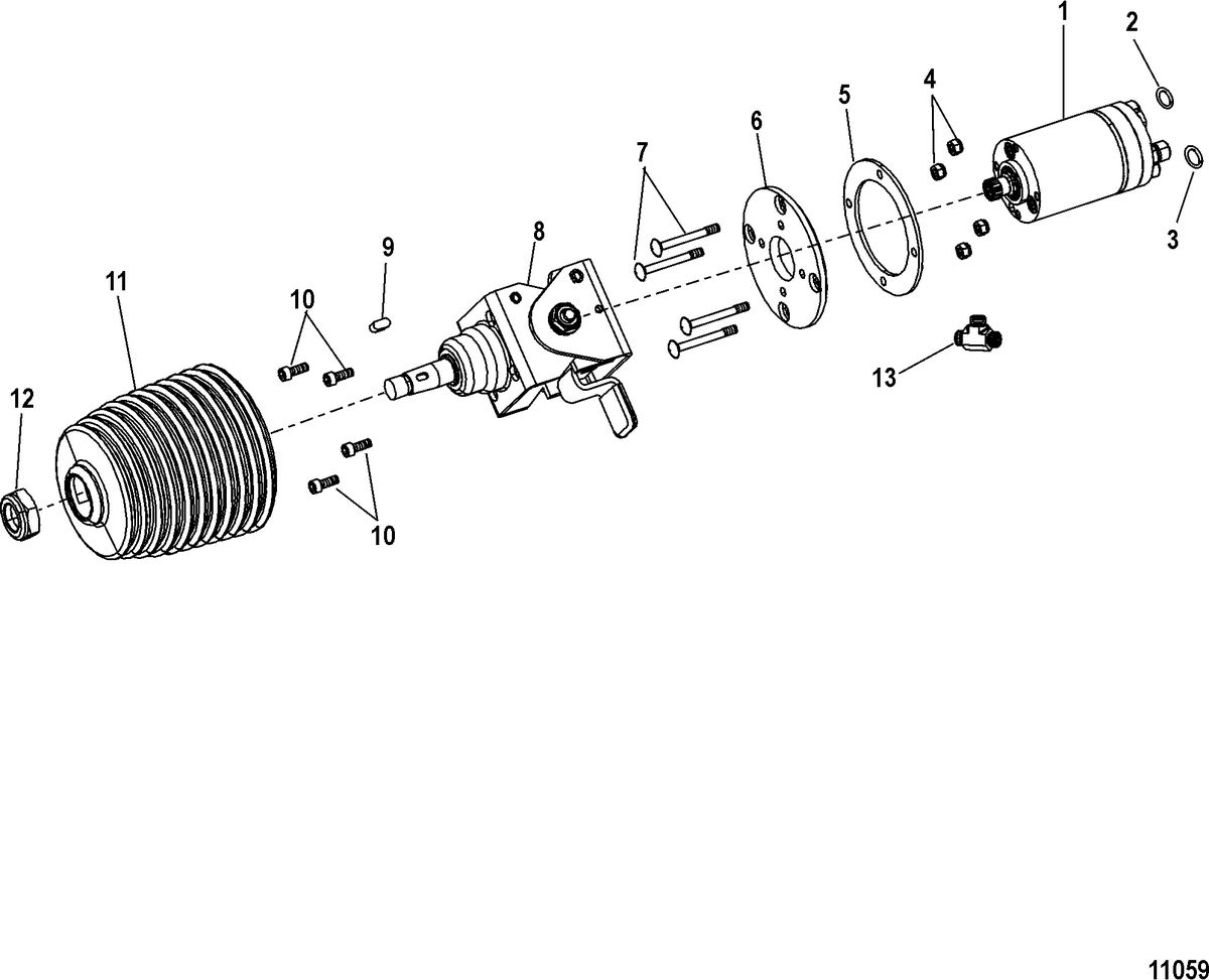 ACCESSORIES STEERING SYSTEMS AND COMPONENTS Steering Helm Kit-Tilt Dual(895818A01 and 895819A01)
