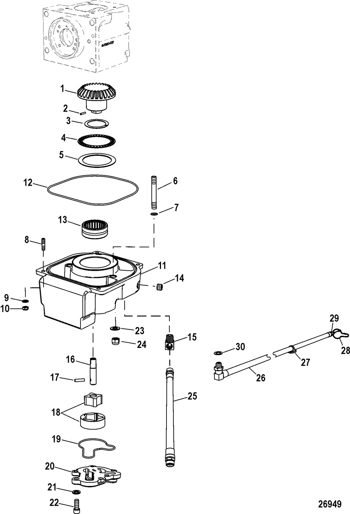 RACE STERNDRIVE 662/700 SCI Transmission(Reservoir/Pump)(NXT1)