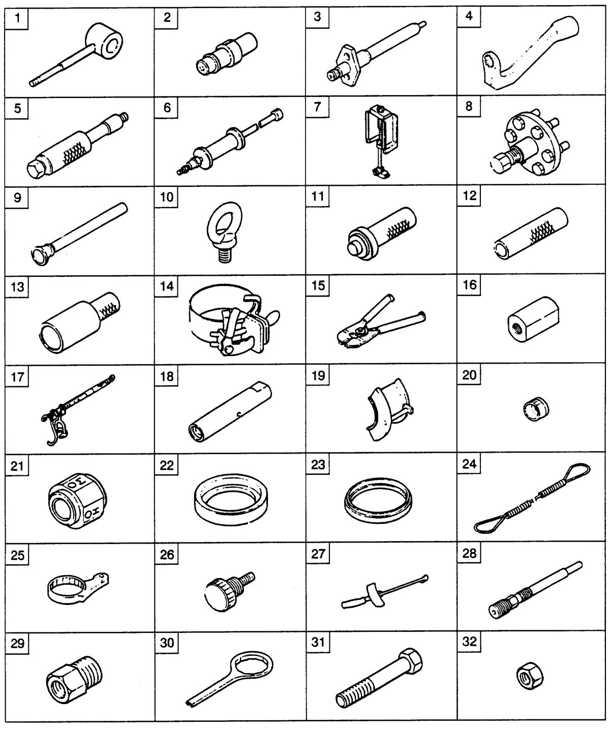 U.S. MARINE US MARINE W04CTI (210 H.P.) DIESEL SPECIAL TOOLS