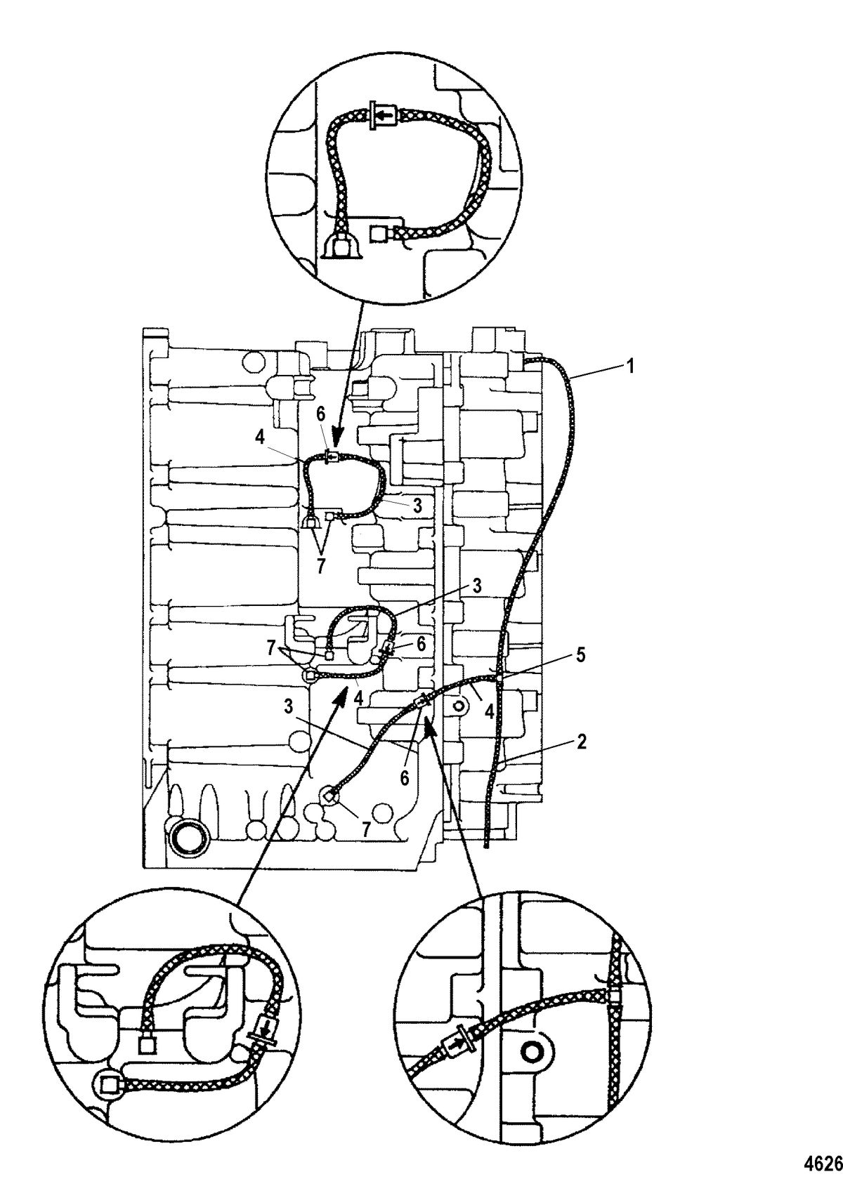 MERCURY/MARINER 75/90 HP 65 JET (3 CYLINDER) Bleed System