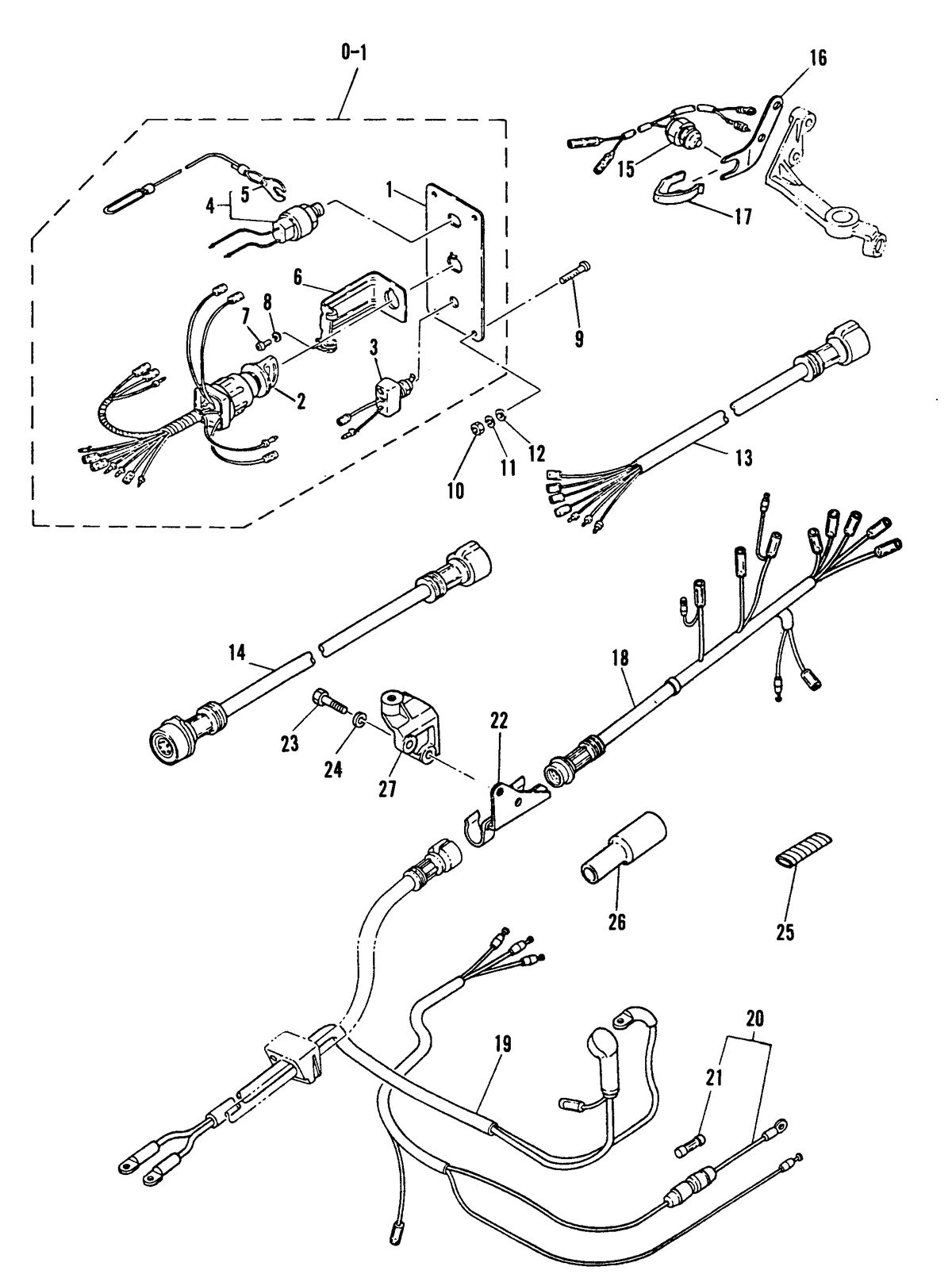 MARINER MARINER 60 ELECTRIC START COMPONENTS
