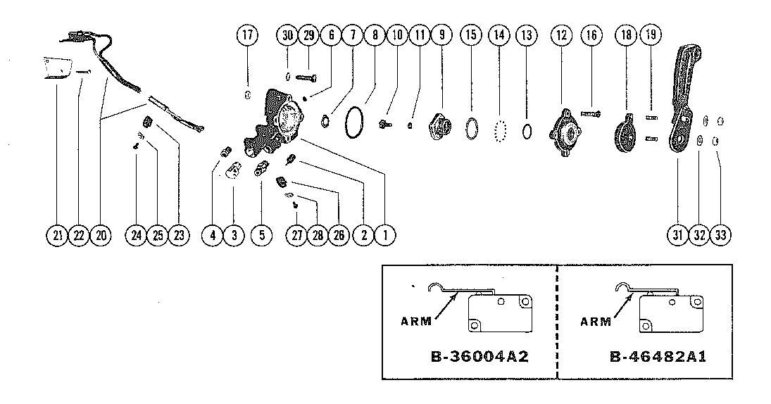 MERCRUISER K20-140-160 STERN DRIVE REVERSE LOCK VALVE ASSEMBLY (FOR USE WITH POWER TRIM ONLY)