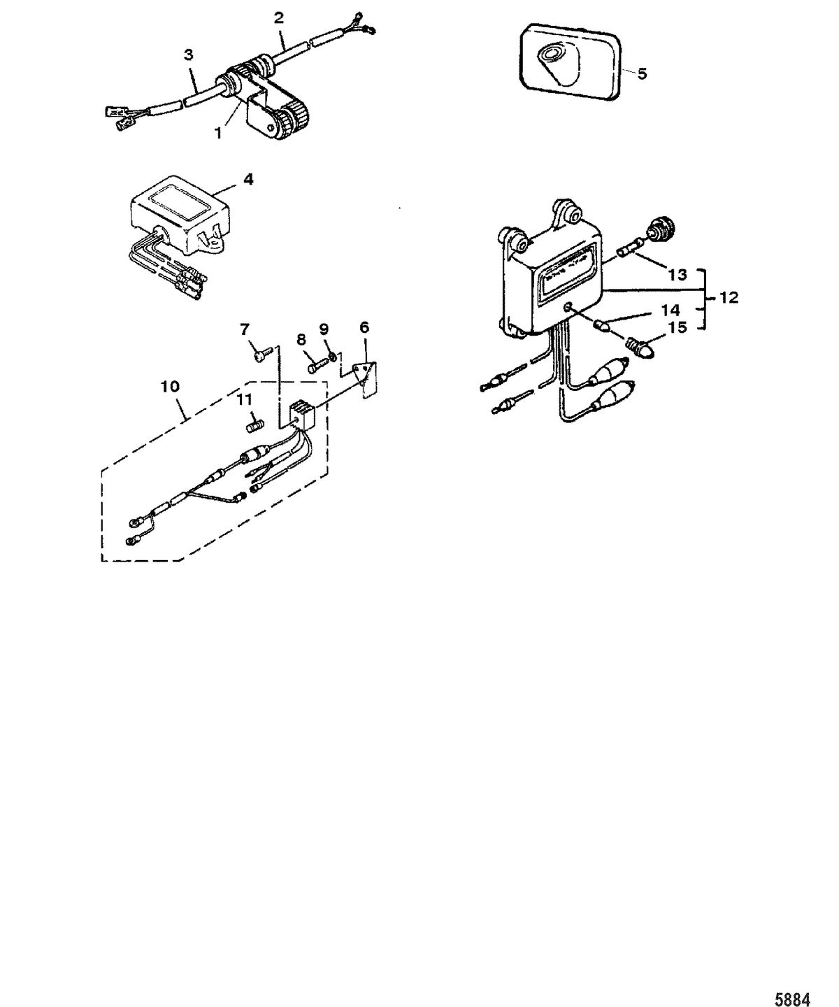 MARINER 8HP KEROSENE OPTIONAL PARTS