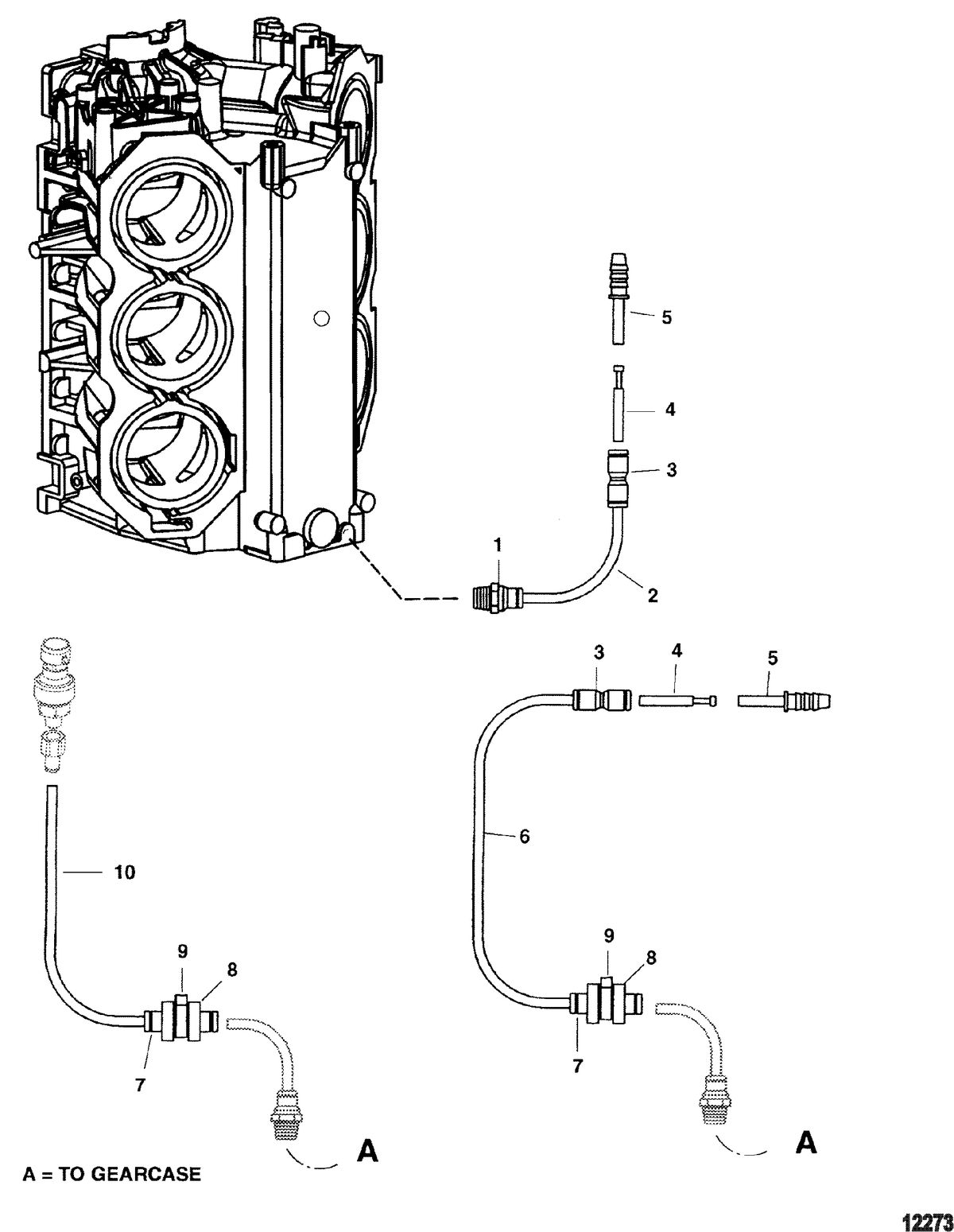 MERCURY/MARINER 200/225 (3.0L DFI) Speedometer/Block Pressure System