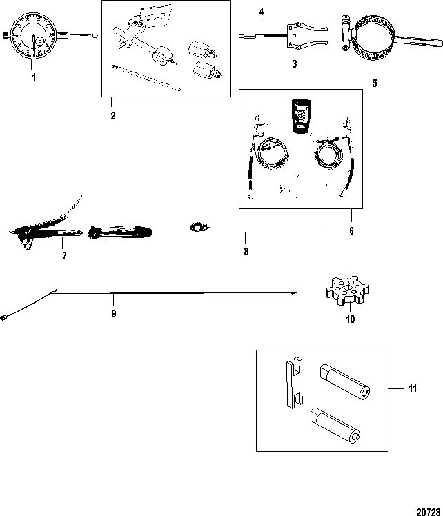 MERCURY/MARINER 135/150/175 4-STROKE Tools