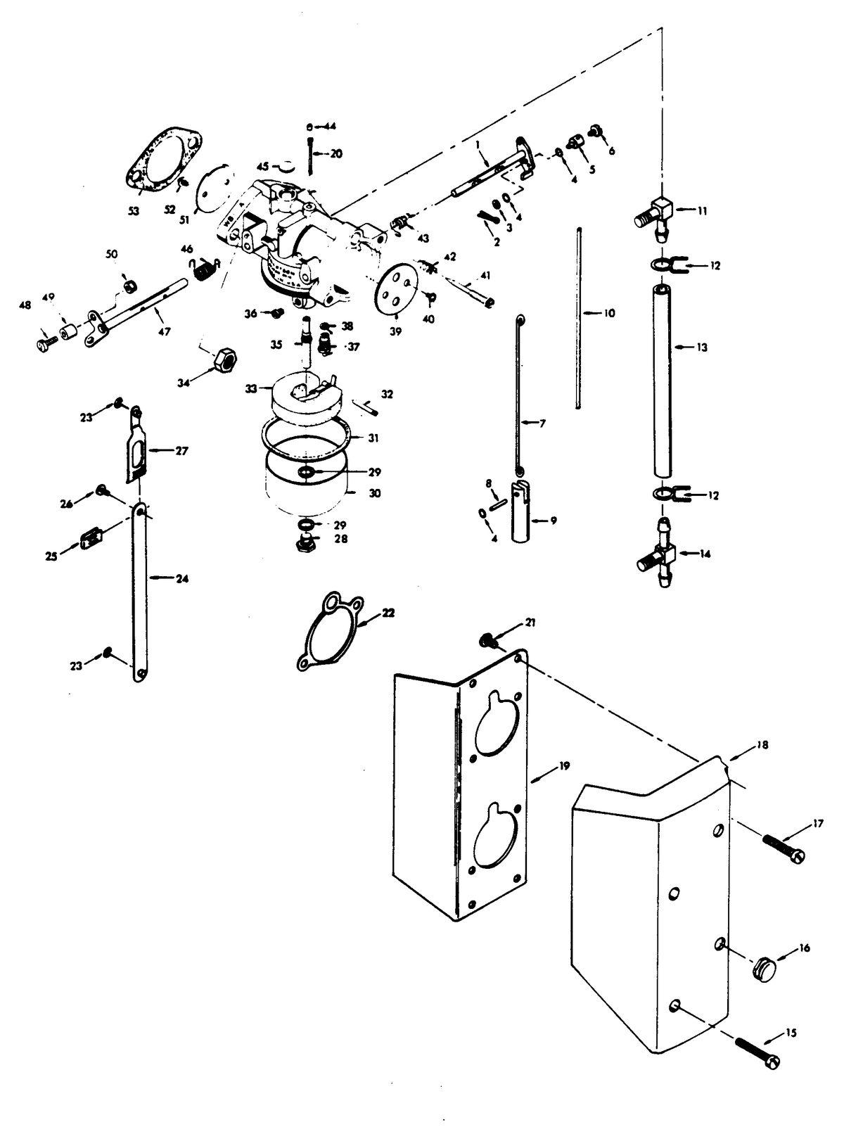 CHRYSLER 55 H.P. CARBURETOR