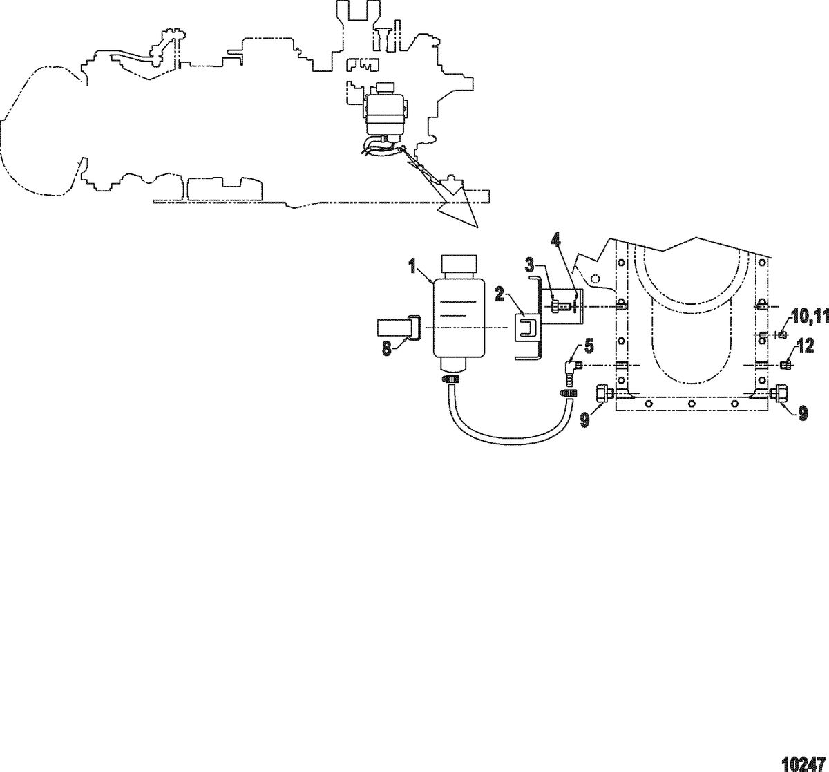 MERCRUISER JETDRIVE Lube Fittings