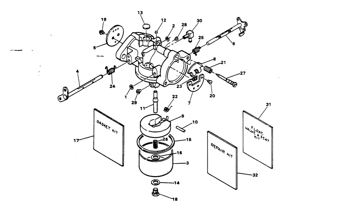 CHRYSLER 50 H.P. CARBURETOR
