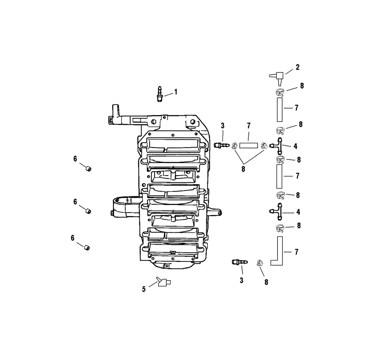 RACE OUTBOARD FORMULA 1 2 LITRE - EFI BLEED SYSTEM