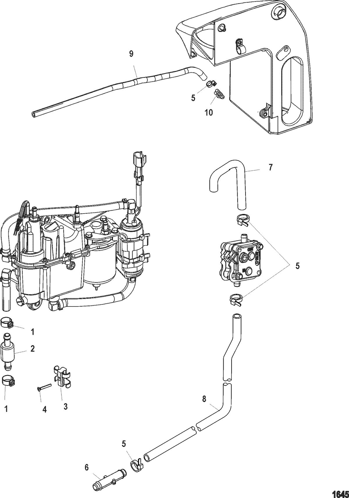 RACE OUTBOARD 250 XS(3.0L DFI) Fuel System