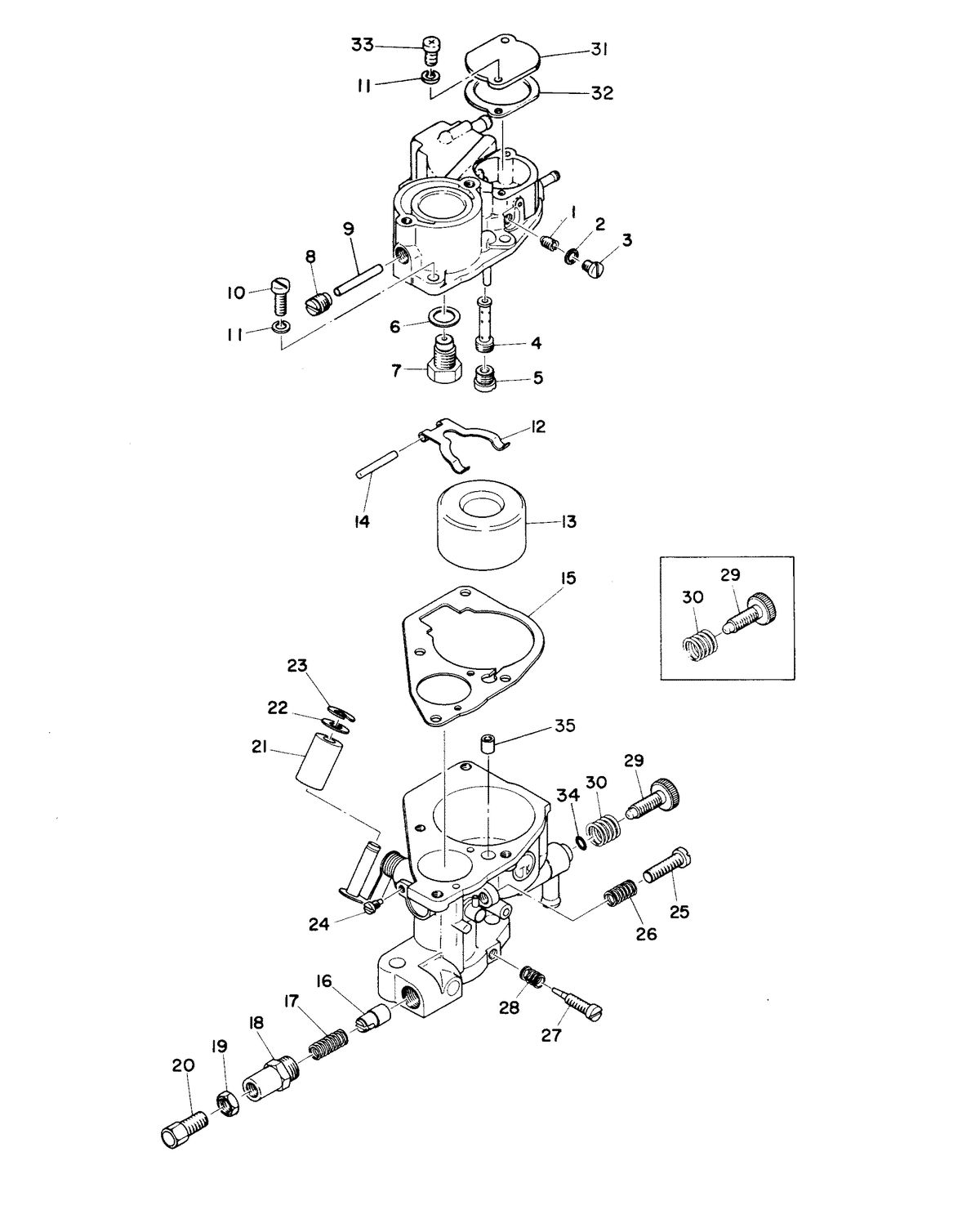 MARINER 8A HORSEPOWER CARBURETOR