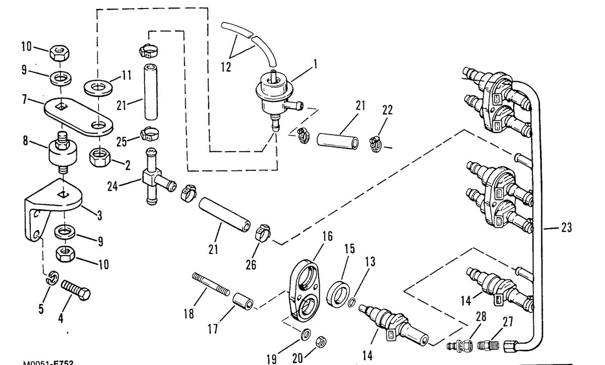 RACE OUTBOARD 2.4L EFI / 2.4L EFI OFFSHORE FUEL INJECTORS