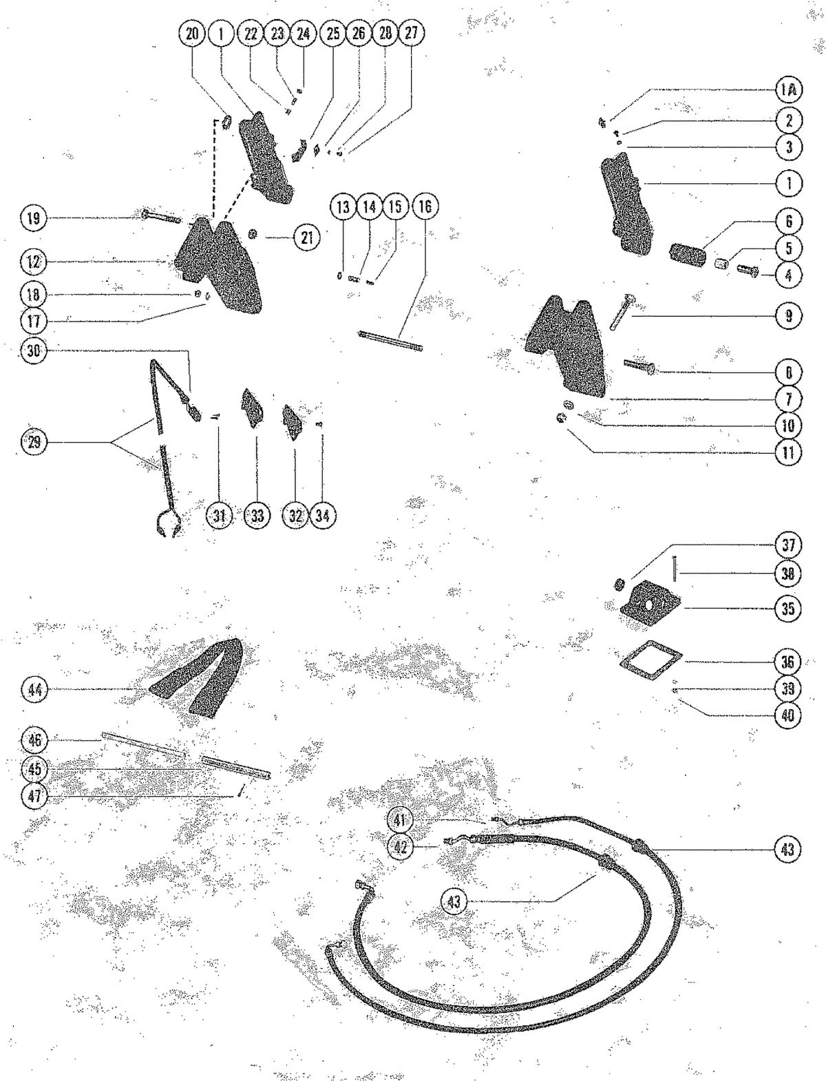 MARINER 115 HORSEPOWER TRIM CYLINDERS AND HYDRAULIC HOSES