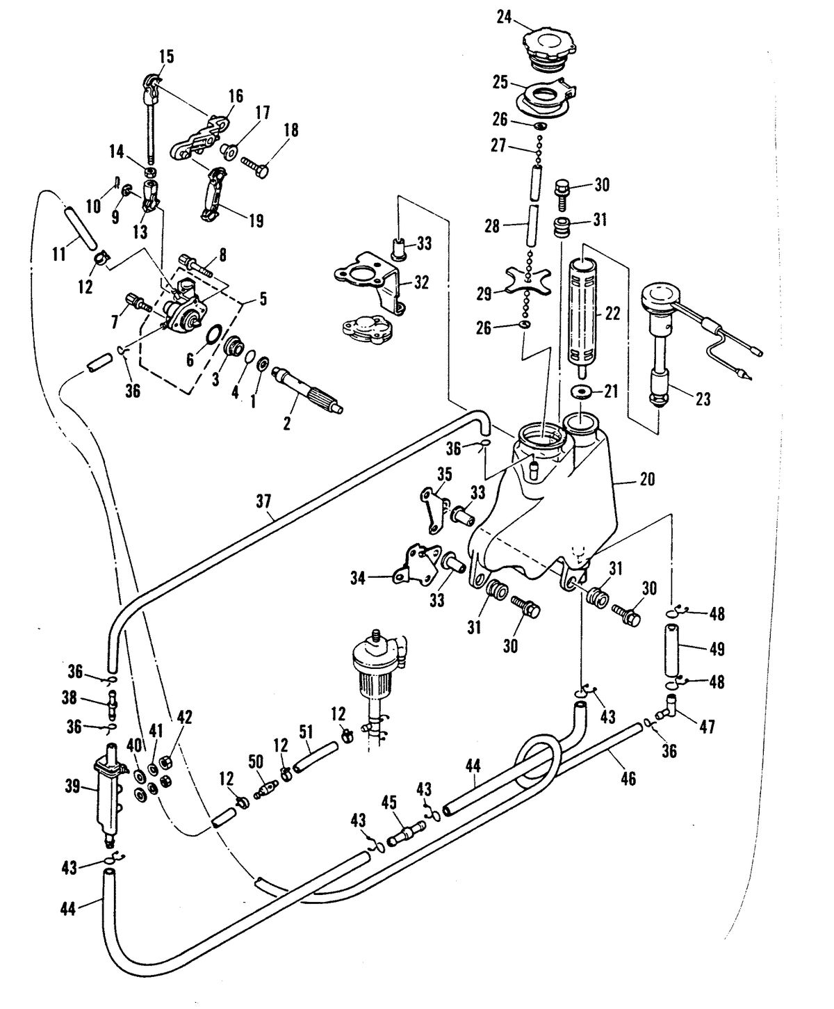 MARINER 30 HP OIL PUMP