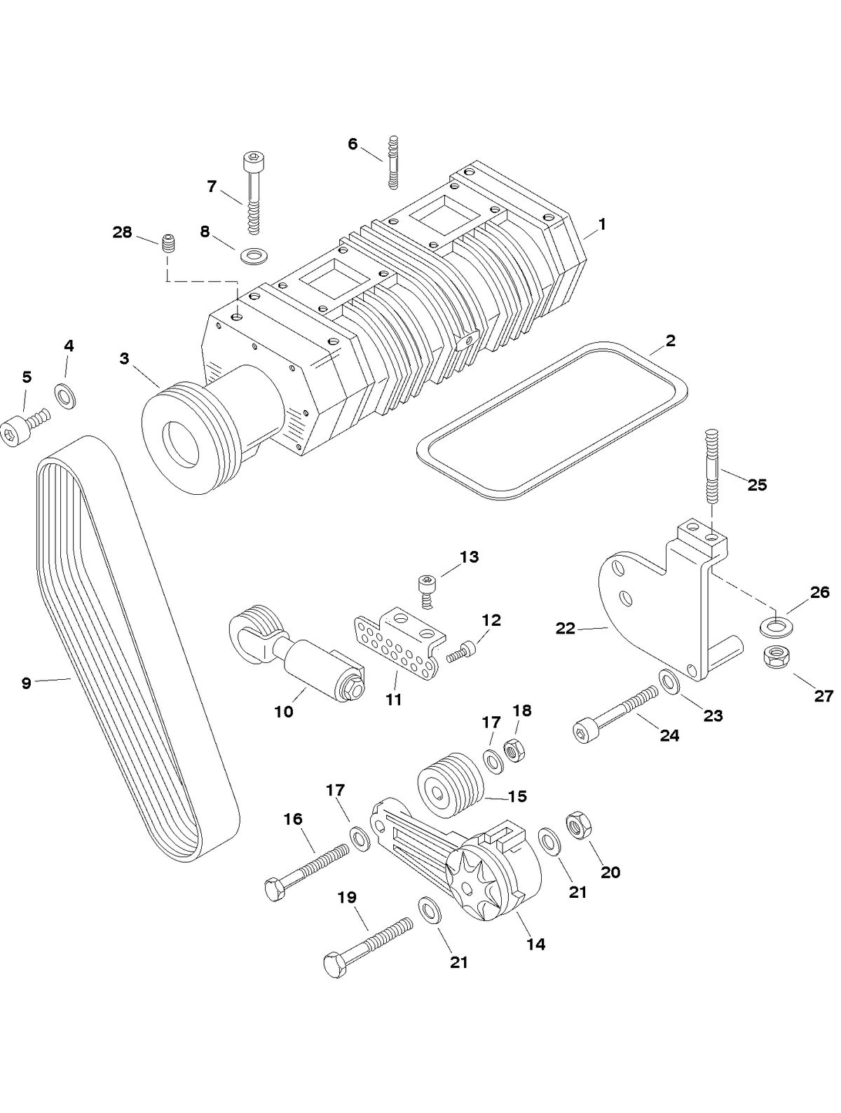 MERCRUISER 600SC GEN IV & V ENGINE SUPERCHARGER