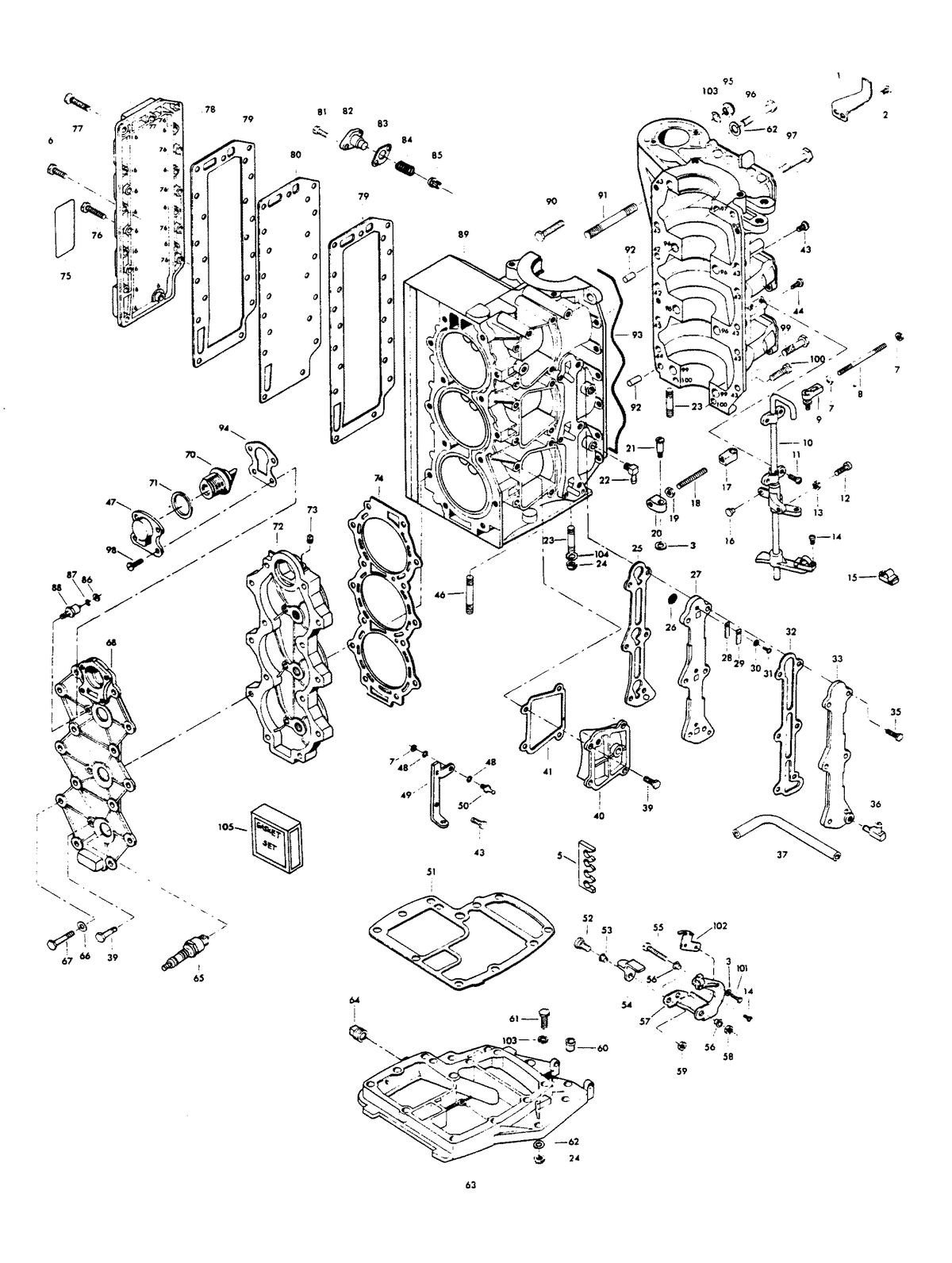 CHRYSLER 85 H.P. POWER HEAD