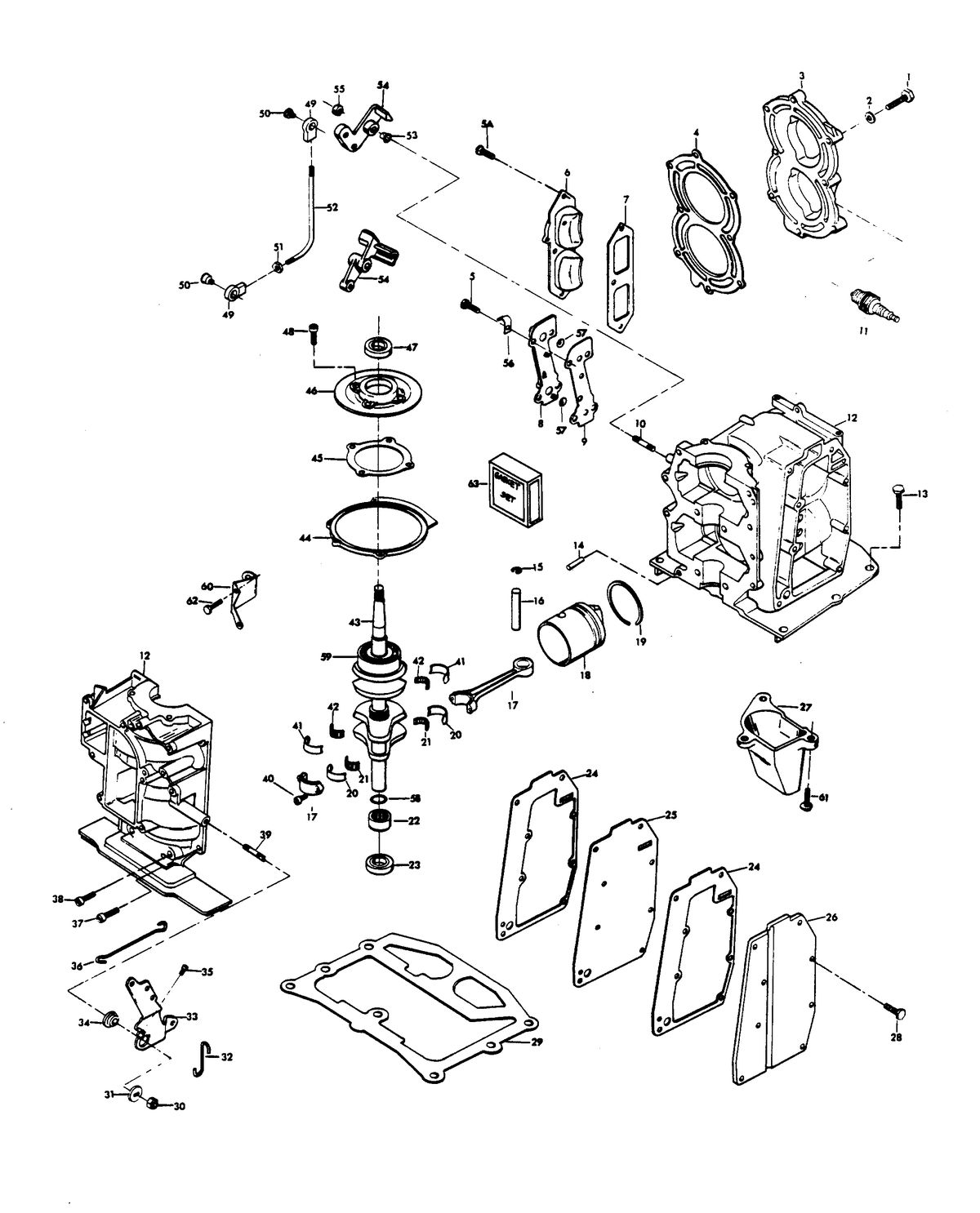 CHRYSLER 15 H.P. POWER HEAD