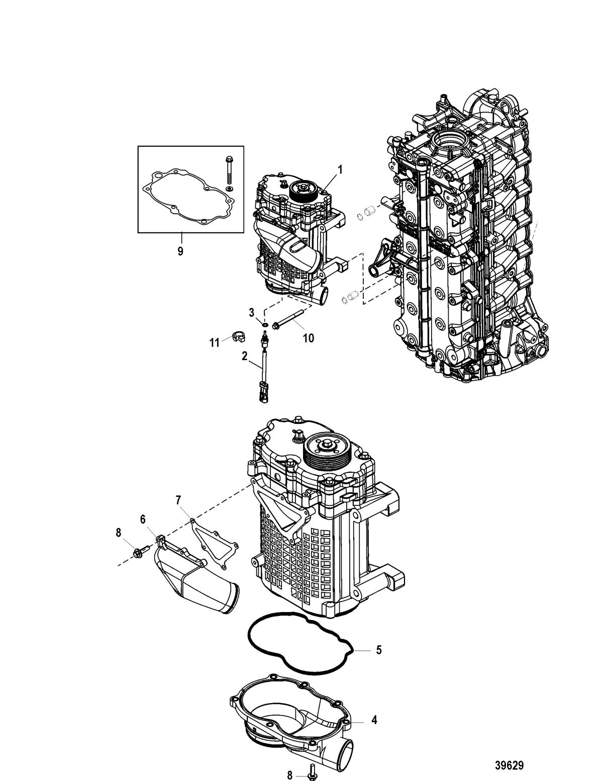 MERCURY/MARINER 200/250/300 PRO 4-STROKE VERADO (6 CYLINDER) SuperCharger