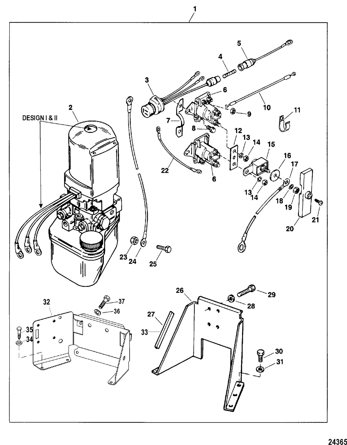 RACE STERNDRIVE 500 BULLDOG Trim Pump Assembly(Complete)