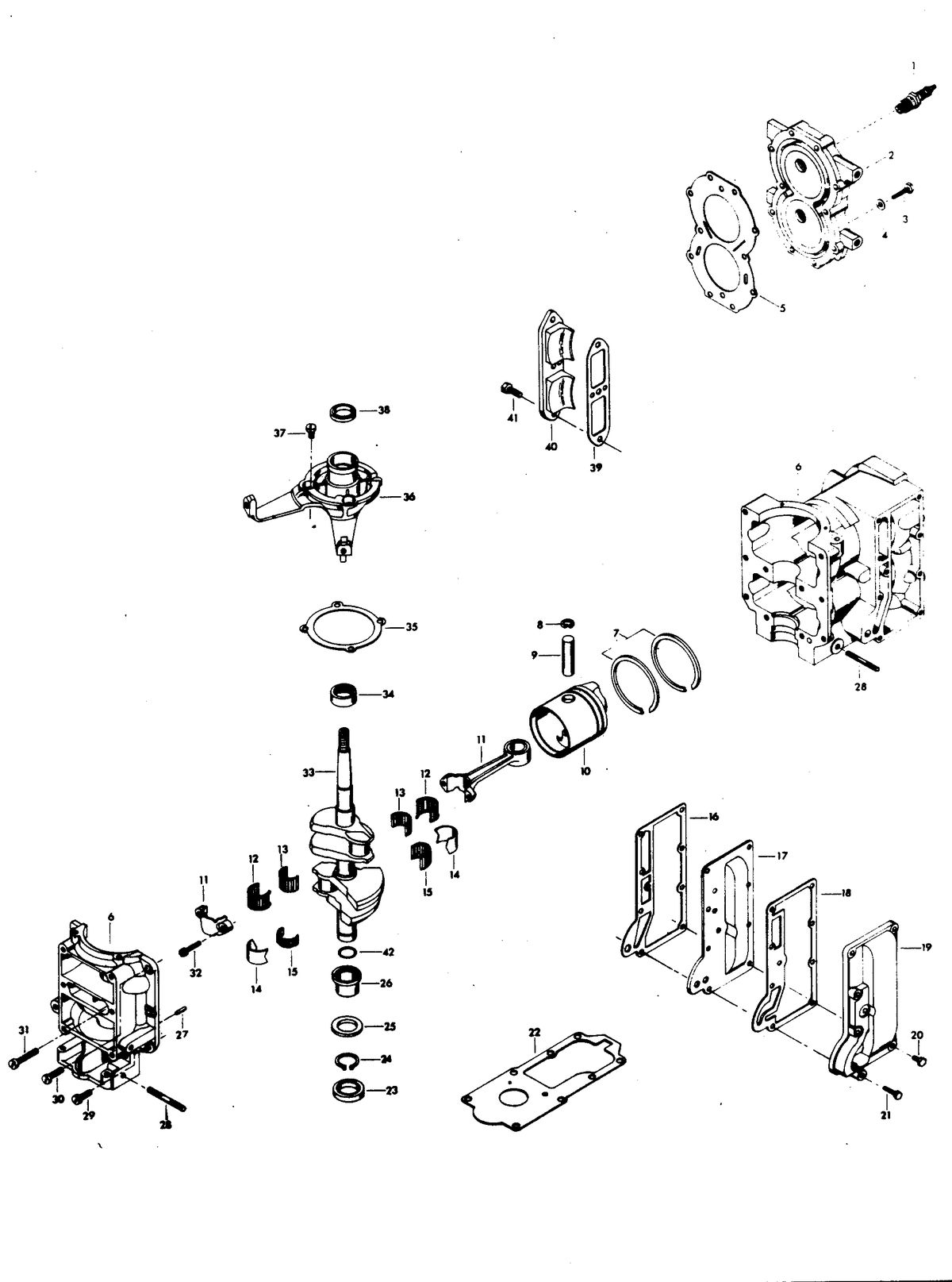 CHRYSLER 4.9 H.P. POWER HEAD