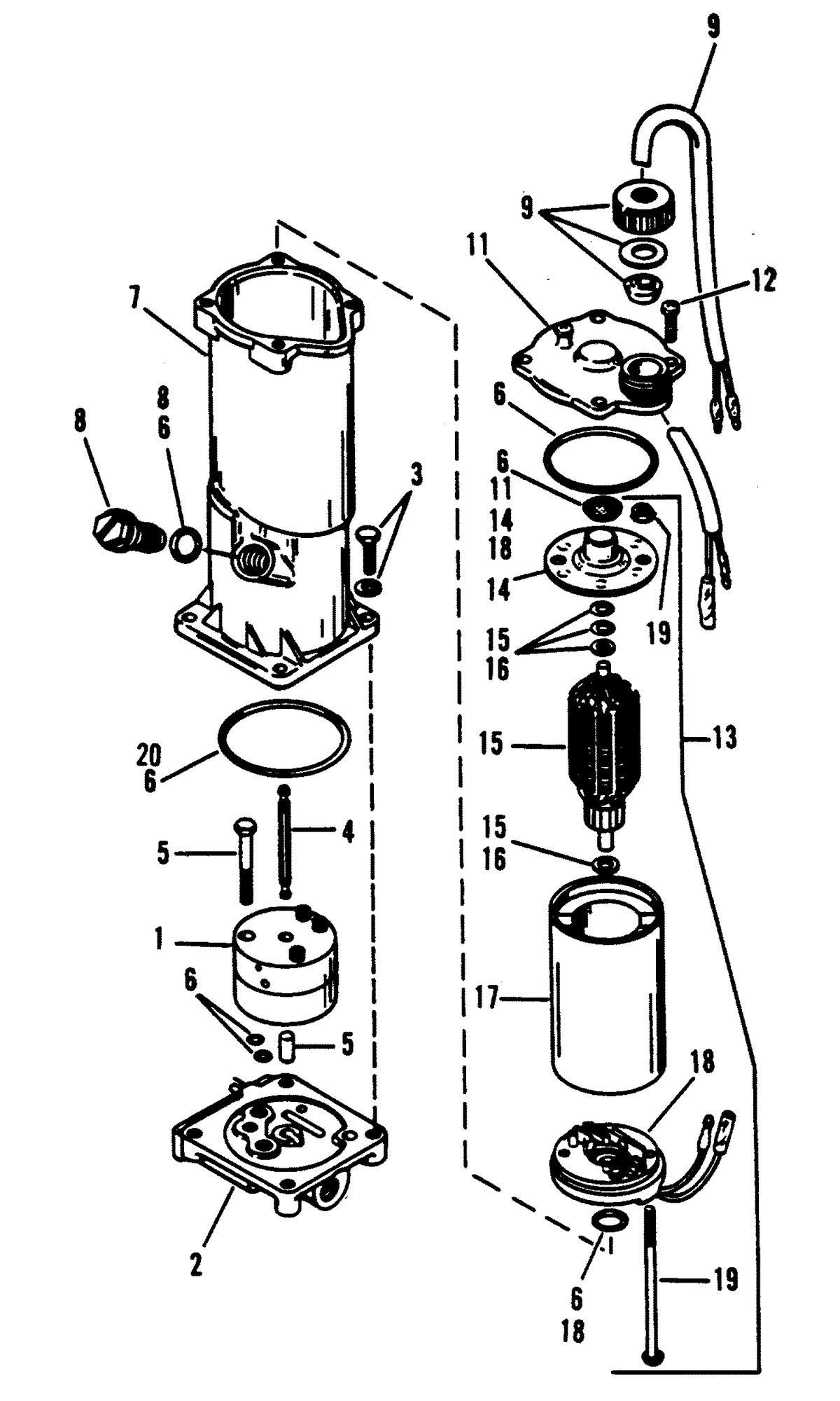 FORCE 40/50 H.P. PUMP/MOTOR KIT
