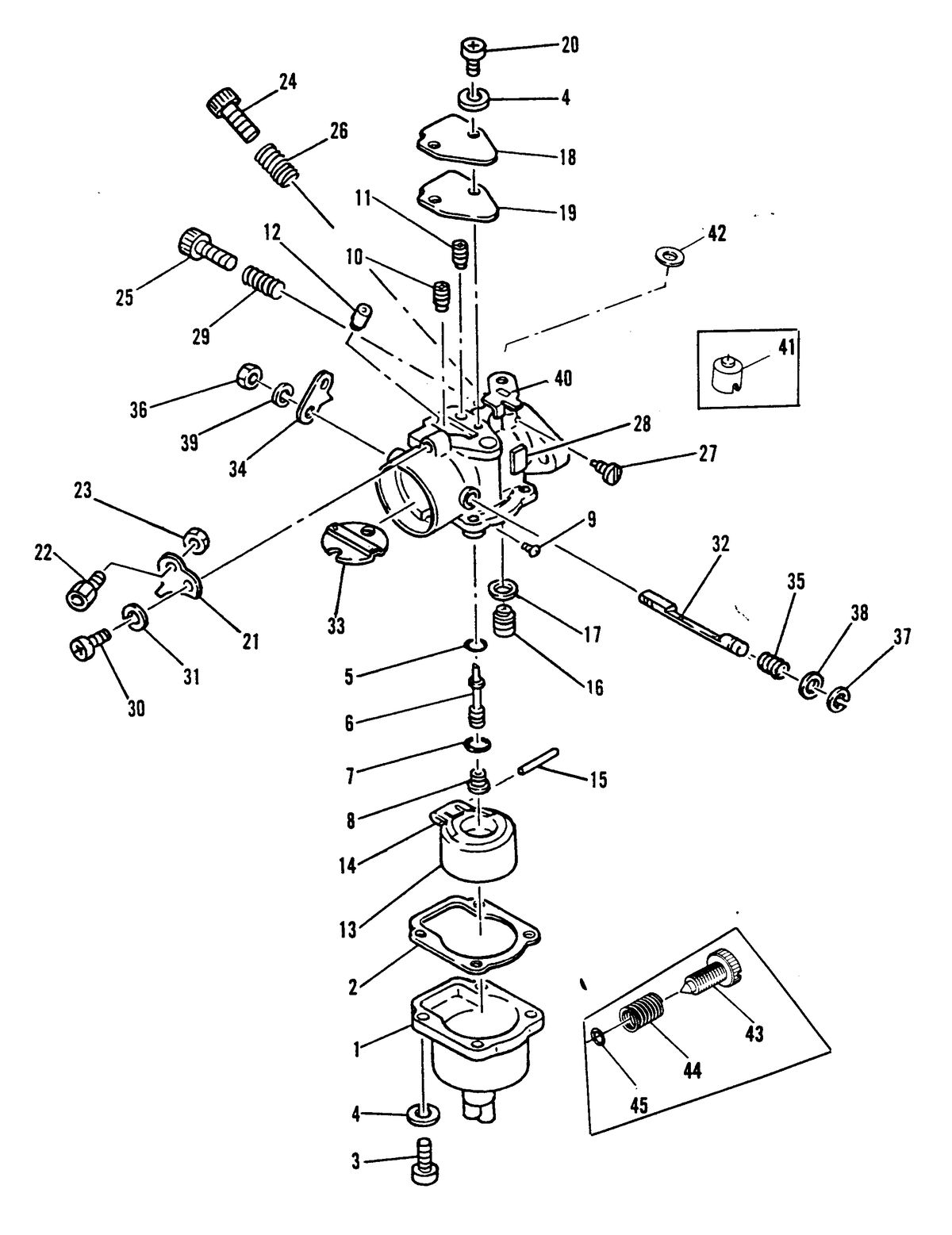 MARINER 5 H.P. CARBURETOR