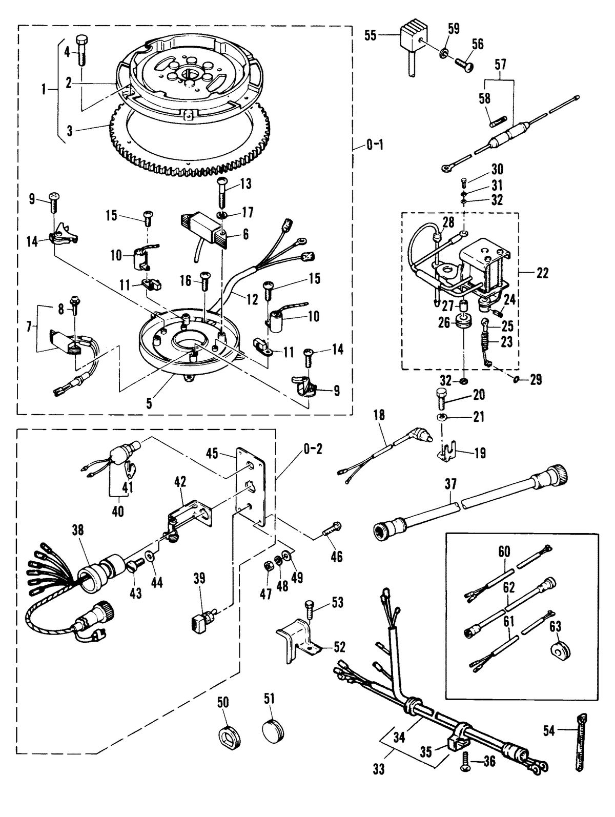MARINER 40A HORSEPOWER ELECTRIC START