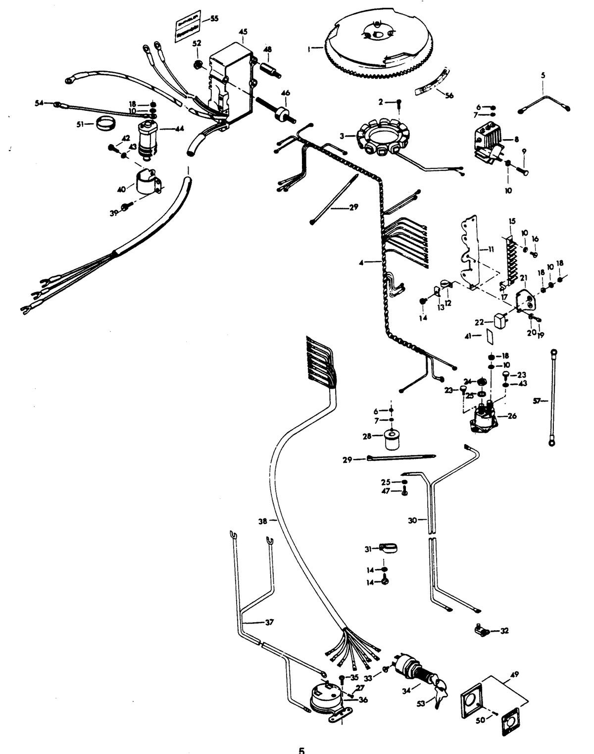 CHRYSLER 115 H.P. ELECTRICAL COMPONENTS