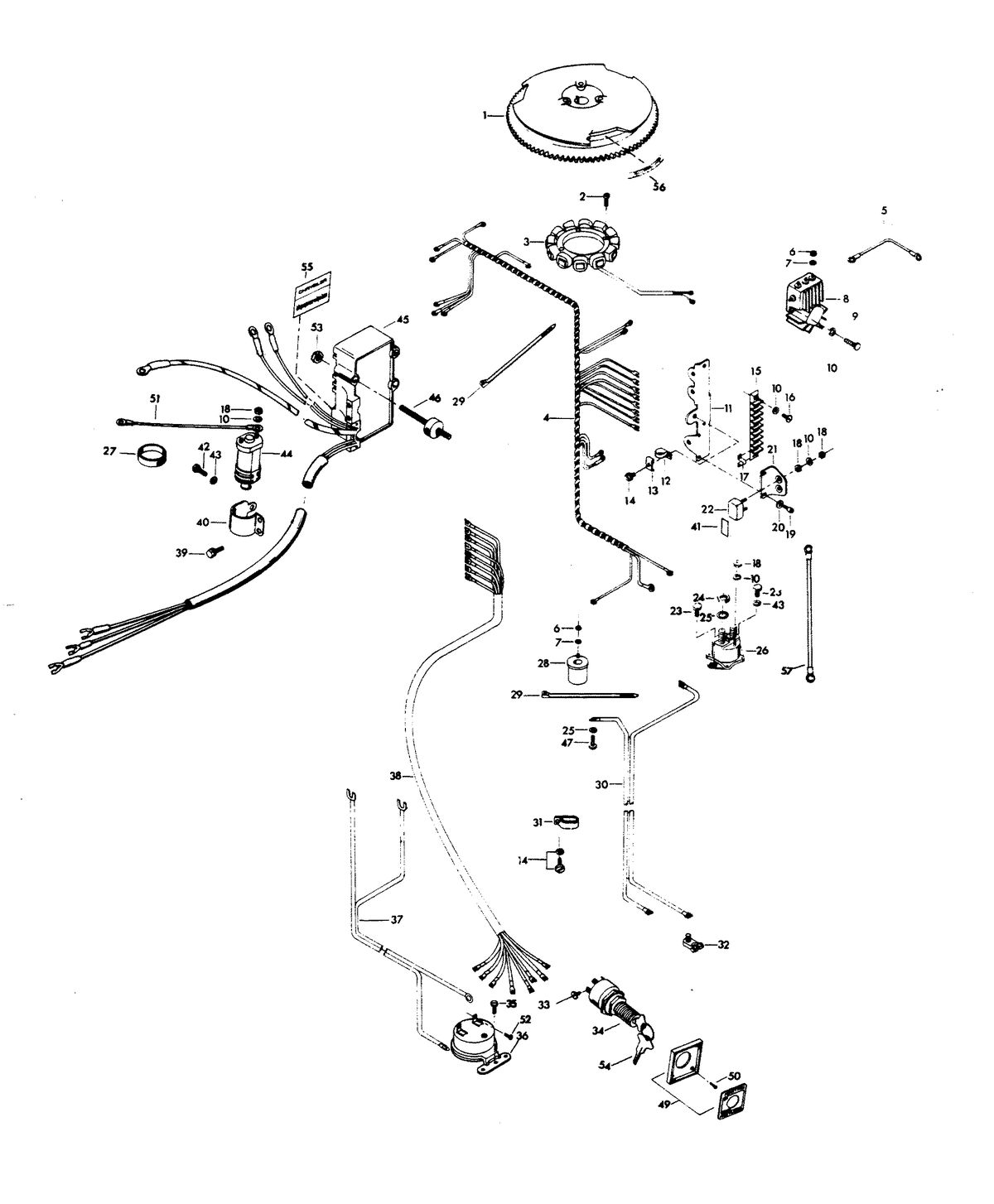 CHRYSLER 75 H.P. ELECTRICAL COMPONENTS