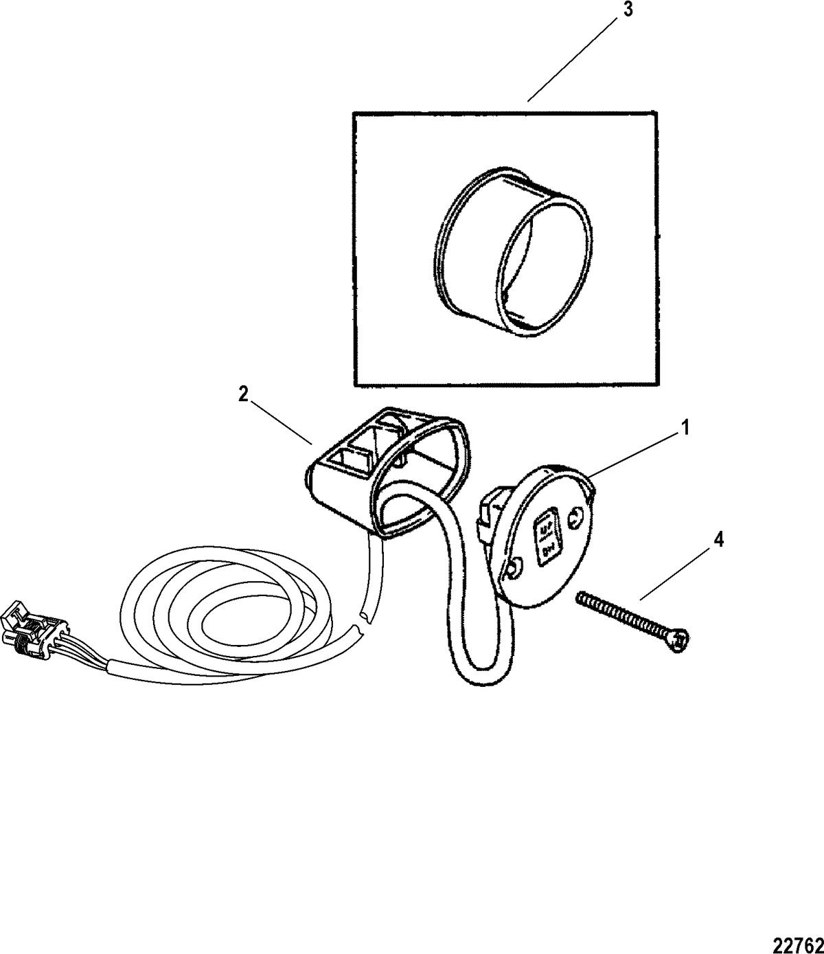 ACCESSORIES ELECTRICAL COMPONENTS AND HARNESSES Tilt Switch Kit(842031T02)